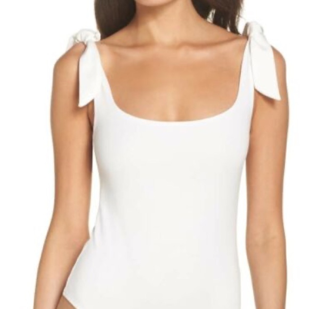 Free People Tie Shoulder Bodysuit